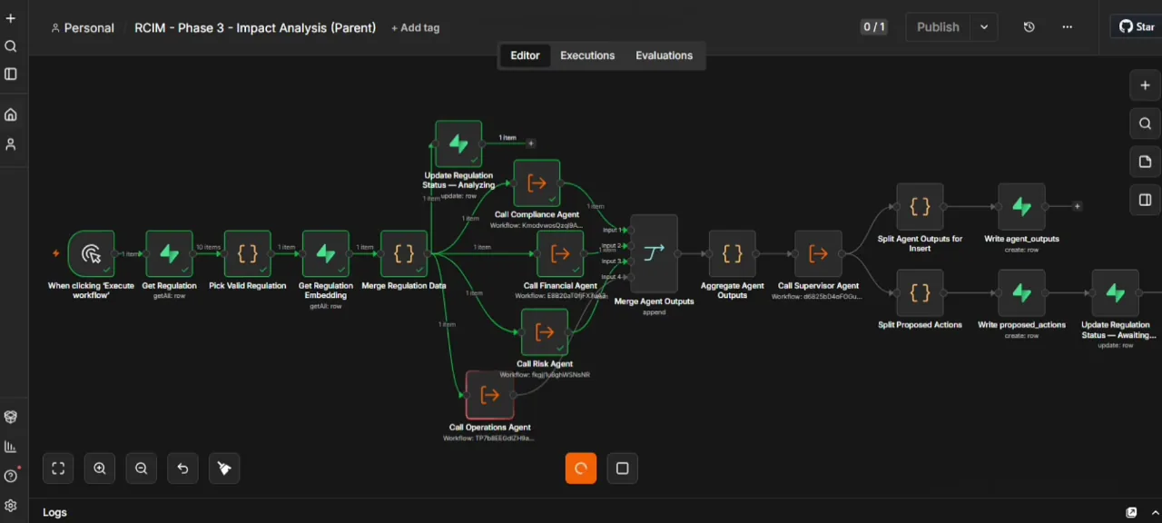 Regulatory Change Impact Mapper demo — preview frame